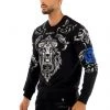 George V Sweatshirt - LION BAROQUE - Black - GV-2343 Tops