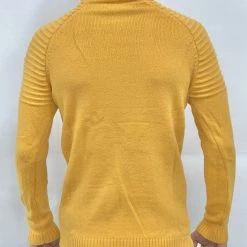 BUYERS CHOICE Buyer's Choice Sweater - Turtleneck Knit - Hard Mustard - T3761