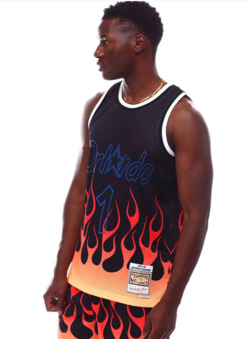 Mitchell & Ness Jersey - NBA Flames - Orlando 2 Mitchell & Ness Jersey - NBA Flames - Orlando