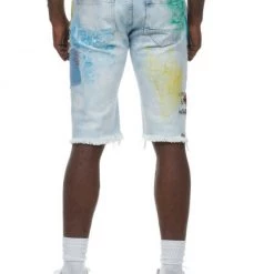 Shop All Smoke Rise Shorts - Doole & Color Splatter - Summer Blue - SJS21162