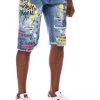 Shop All Smoke Rise Shorts - Doole & Color Splatter - Ocean Blue - SJS21162