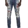 Shop All Smoke Rise Jeans - Colored Patches - Wyeth Blue - SJP21266