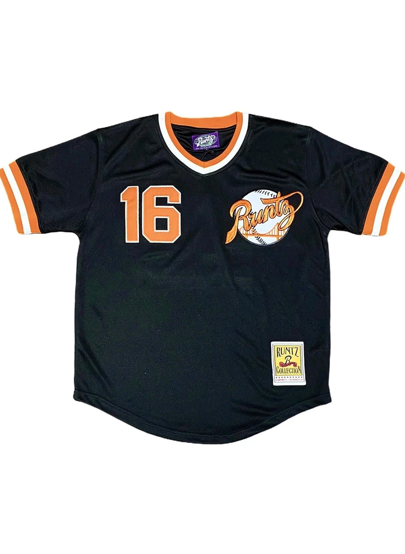 Shop All Runtz Jersey - Baseball SF Away - Black - 03787 1 Shop All Runtz Jersey - Baseball SF Away - Black - 03787