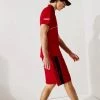 Shop All Lacoste Shorts - Striped - Red And Black - GH9690 51 EVS