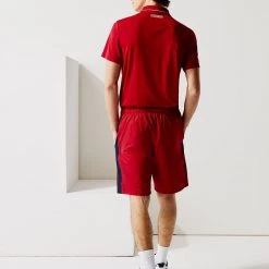 Shop All Lacoste Shorts - Striped - Red And Black - GH9690 51 EVS