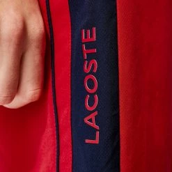 Shop All Lacoste Shorts - Striped - Red And Black - GH9690 51 EVS