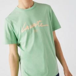 Lacoste T-Shirt - Script - Light Green - TH0503 51 TTF Shop All