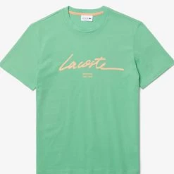 Lacoste T-Shirt - Script - Light Green - TH0503 51 TTF Shop All