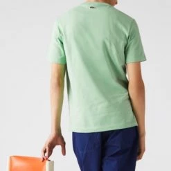 Lacoste T-Shirt - Script - Light Green - TH0503 51 TTF Shop All 8 Lacoste T-Shirt - Script - Light Green - TH0503 51 TTF Shop All