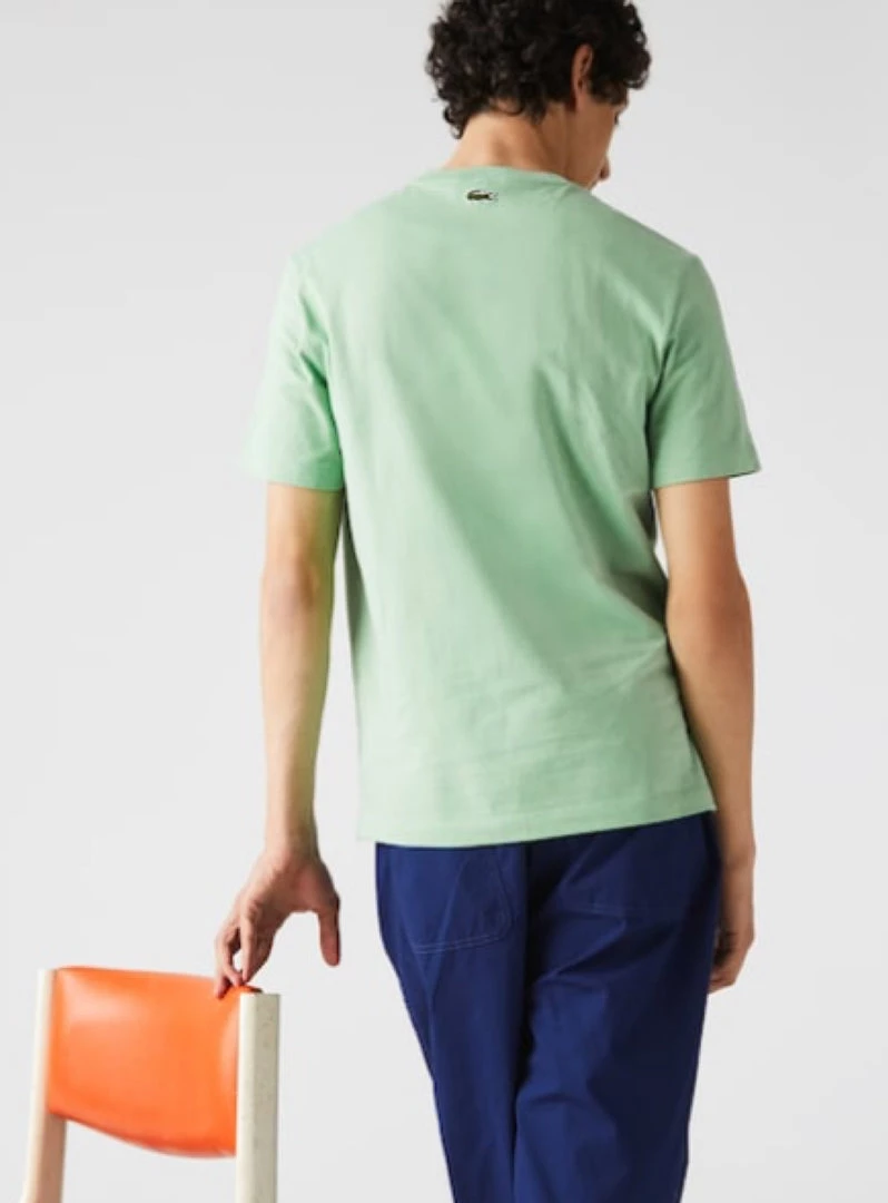 Lacoste T-Shirt - Script - Light Green - TH0503 51 TTF Shop All 4 Lacoste T-Shirt - Script - Light Green - TH0503 51 TTF Shop All
