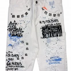 Shop All Smoke Rise Shorts - Lost Youth - White - STS21272
