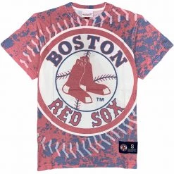 Mitchell & Ness T-Shirt - Jumbotron Sublimated Boston Red Sox - Red