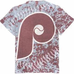 Mitchell & Ness T-Shirt - Jumbotron Sublimated Phillies - Maroon