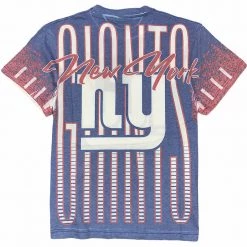 Shop All Mitchell & Ness T-Shirt - Jumbotron Sublimated Giants - Blue