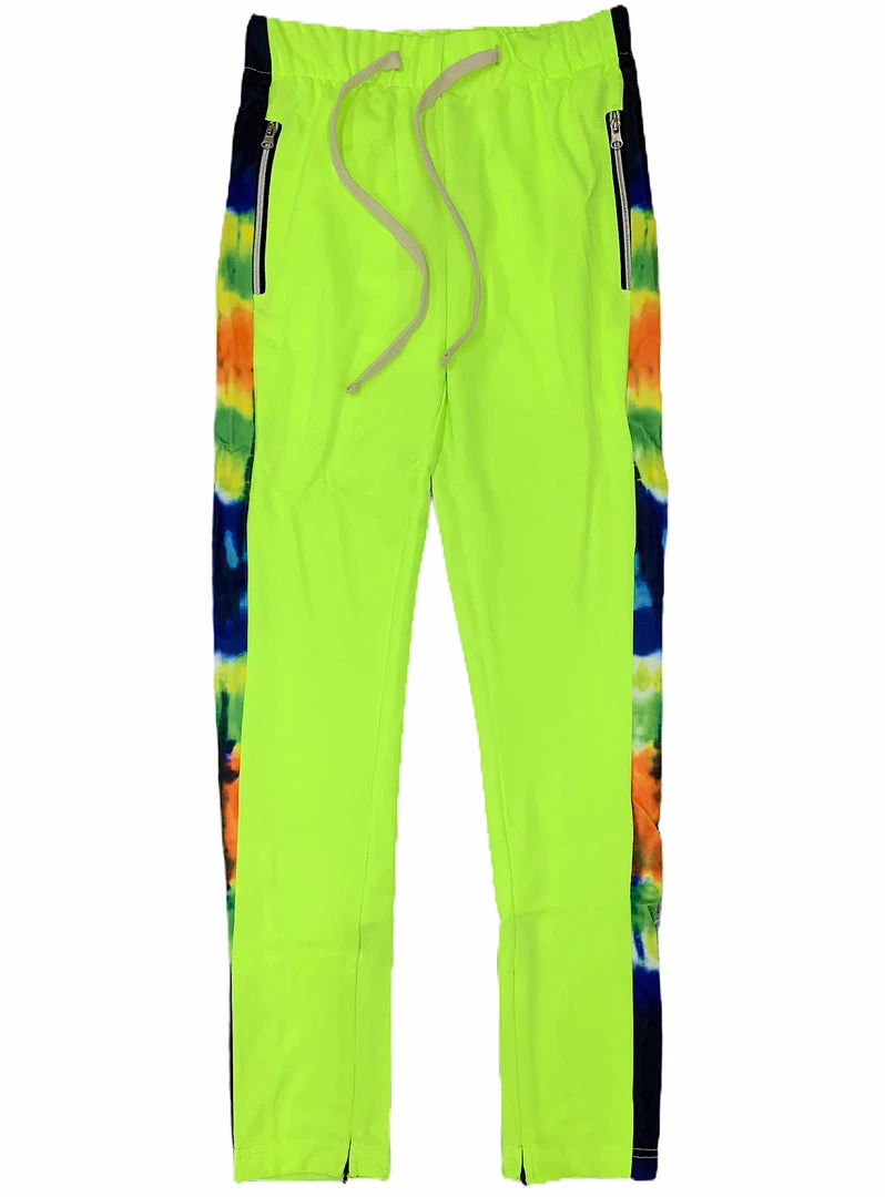 M. Society Track Pants - Tie Dye Stripe - Lime - MS-20706 Shop All 1 M. Society Track Pants - Tie Dye Stripe - Lime - MS-20706 Shop All