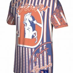 Mitchell & Ness T-Shirt - Jumbotron Sublimated Broncos - Orange Shop All