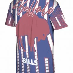 Mitchell & Ness T-Shirt - Jumbotron Sublimated Bills - Blue