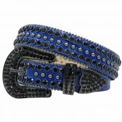 Shop All DNA Belt - Studs And Stones - Blue And Black