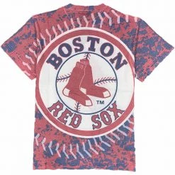 Mitchell & Ness T-Shirt - Jumbotron Sublimated Boston Red Sox - Red