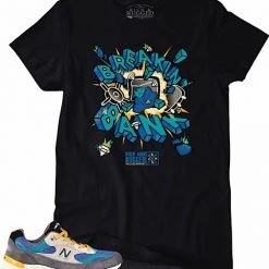 Shop All Rich & Rugged T-Shirt - Breakin' Bank - Black And Blue - RRBRB-BLK