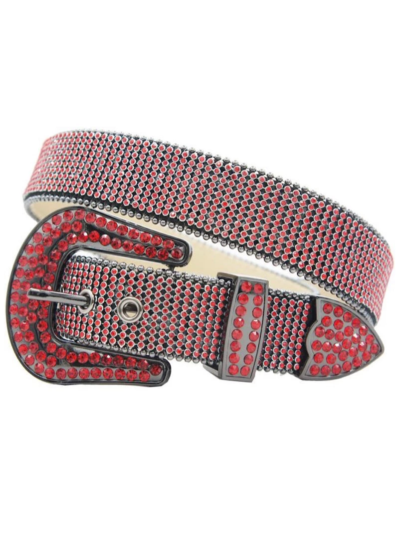 Shop All DNA Belt - Small Stones - Red 1 Shop All DNA Belt - Small Stones - Red