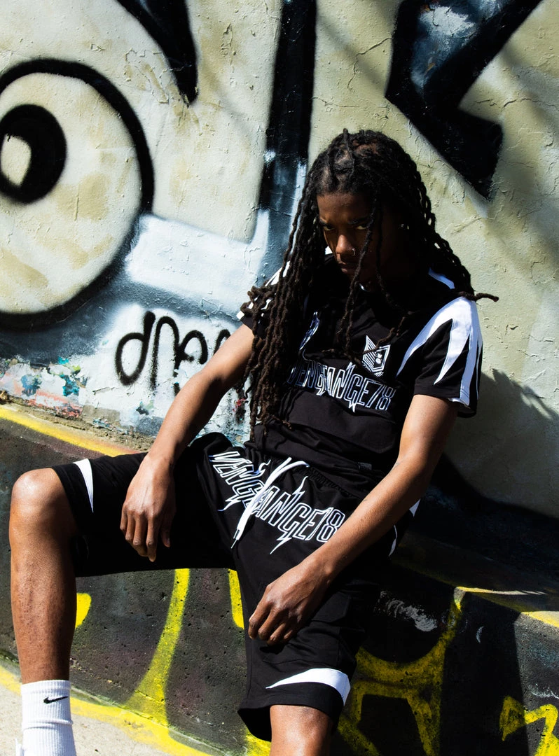 Vengeance78 Short Sets - Soccer Club - Black/White - VS3 7 Vengeance78 Short Sets - Soccer Club - Black/White - VS3