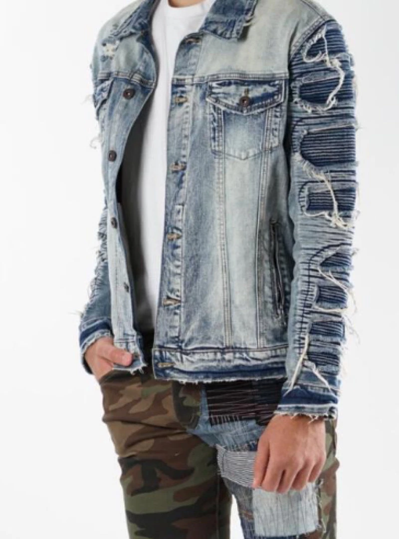 Valabasas Denim Jacket - Light Wash - J3 2 Valabasas Denim Jacket - Light Wash - J3