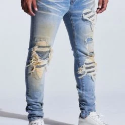 Embellish Jeans - Euphoria Rip & Repair - Blue Sand - EMBSP221-117 Shop All