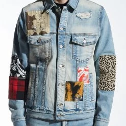 Shop All Embellish Jacket - Snyder - Light Blue - EMBSP220-212