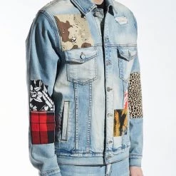 Shop All Embellish Jacket - Snyder - Light Blue - EMBSP220-212