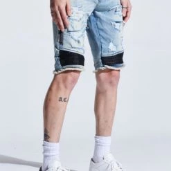 Embellish Shorts - Sunny Biker - Light Blue - EMBSP221-105 Shop All