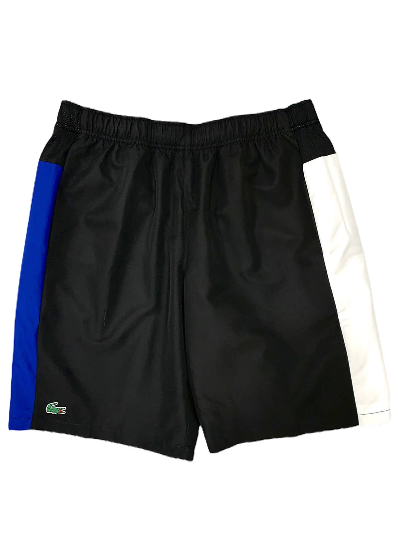 Lacoste Shorts - Sport Contrast Band - Black/Blue - GH6788-51 Shop All 1 Lacoste Shorts - Sport Contrast Band - Black/Blue - GH6788-51 Shop All