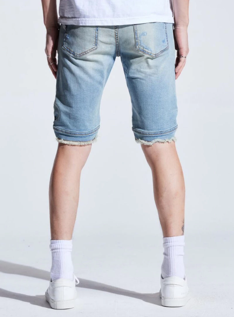 Embellish Shorts - Sunny Biker - Light Blue - EMBSP221-105 Shop All 3 Embellish Shorts - Sunny Biker - Light Blue - EMBSP221-105 Shop All