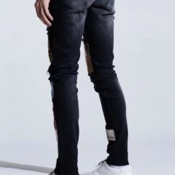 Shop All Embellish Jeans - Kion - Black Patchwork - EMBSP221-125