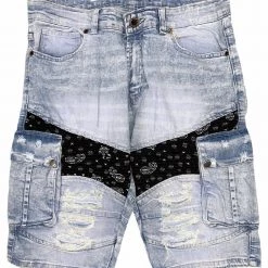 Focus Shorts - Moto Bandana - Light Blue - 4305SB Shop All