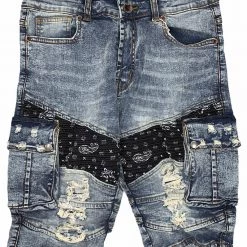 Focus Shorts - Moto Bandana - Vintage - 4305SB