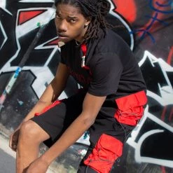 Vengeance78 Short Sets - Cargo - Black/Red - VS6 Shop All