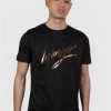 Shop All Inimigo T-Shirt - Inimigo - Black And Gold - ITS6301