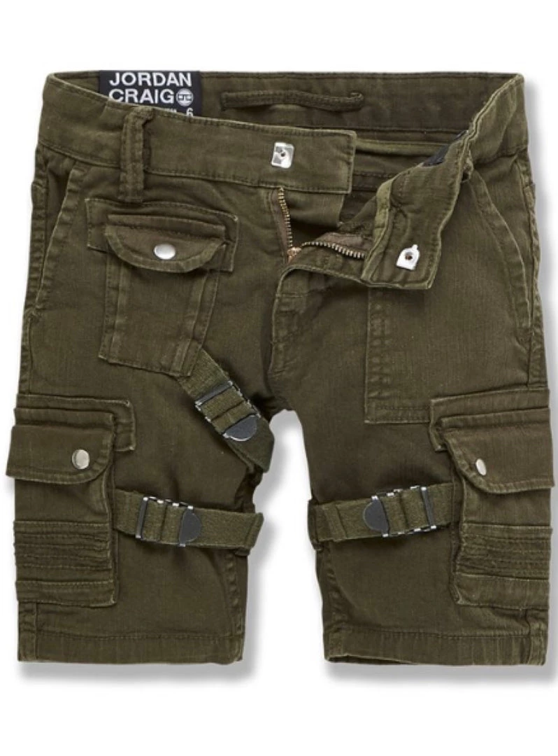 Shop All Kids Jordan Craig Shorts - Cargo - Army Green - 4398K 1 Shop All Kids Jordan Craig Shorts - Cargo - Army Green - 4398K
