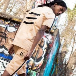 Shop All Vengeance78 Short Sets - Zippers - Beige - VS1