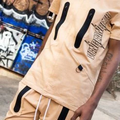 Shop All Vengeance78 Short Sets - Zippers - Beige - VS1 5 Shop All Vengeance78 Short Sets - Zippers - Beige - VS1