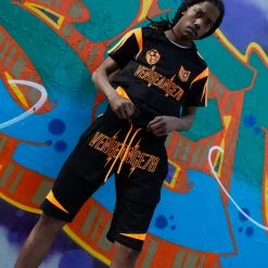 Vengeance78 Short Sets - Soccer Club - Black/Orange - VS3