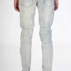 KDNK Jeans - Pintucked Patch - Tinted Light Blue - KND4309