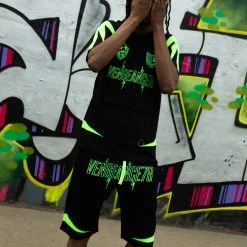 Vengeance78 Short Sets - Soccer Club - Black/Lime - VS3 Shop All 16 Vengeance78 Short Sets - Soccer Club - Black/Lime - VS3 Shop All