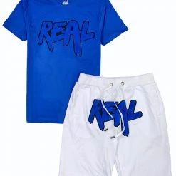Shop All Rawyalty Short Set - Real - Blue And White