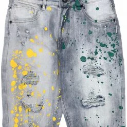 Waimea Shorts - Paint Splatter Rips - Bleach Wash - M7165D Shop All