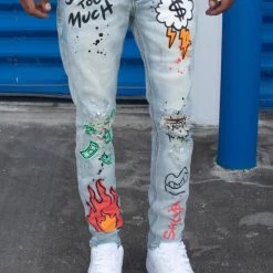 Capital Denim Jeans - Belfort - Ice Blue Wash - CPTL09 Shop All