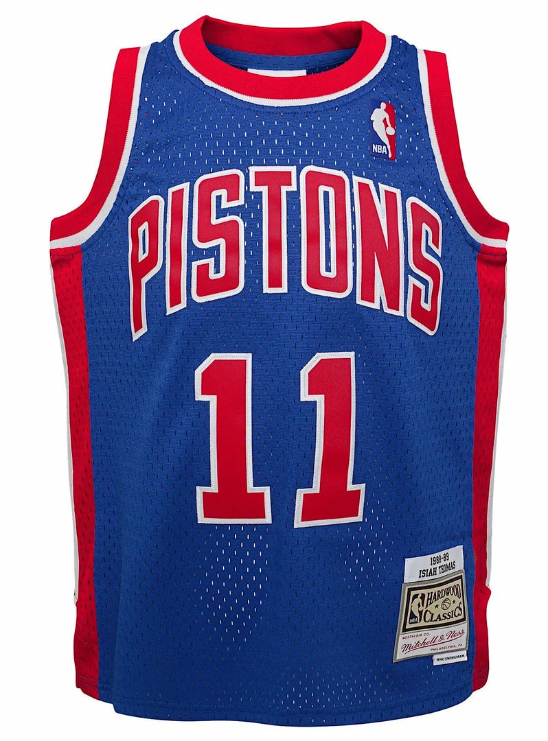 Shop All Kids Mitchell & Ness Jersey - Pistons 11 - Blue 1 Shop All Kids Mitchell & Ness Jersey - Pistons 11 - Blue