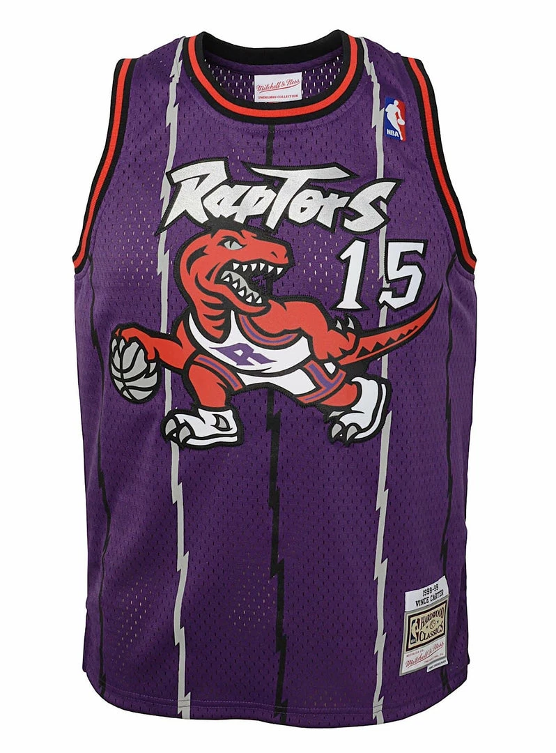 Kids Mitchell & Ness Jersey - Raptors 15 - Purple 1 Kids Mitchell & Ness Jersey - Raptors 15 - Purple