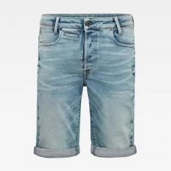 G-Star Denim Shorts - D-Staq 3D - Sun Faded Aqua Marine - D10064-C300